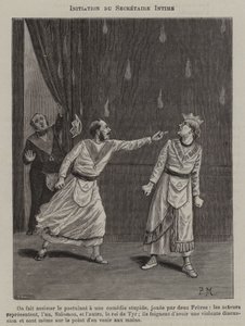 Initiation of an Intimate Secretary by French School