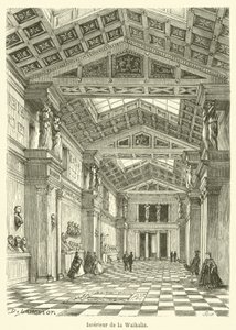 Interior of the Walhalla by French School