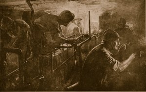 Interior of a tank belonging to the French artillery of Assault by French School