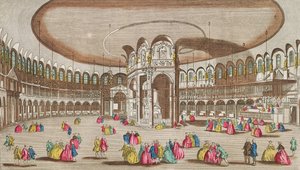 Interior of the Rotunda, Ranelagh House, London
