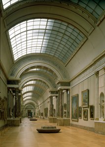 Interior view of the Grande Galerie, 16th-19th century