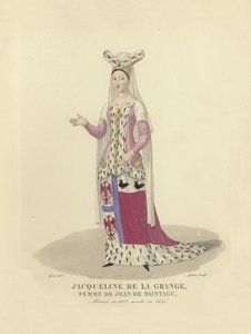Jacqueline de la Grange, wife of Jean de Montagu, adviser to Charles V and VI of France