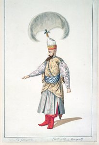 Janissary Officer, Ottoman period, third quarter of 18th century by French School