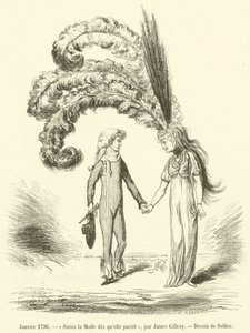 January 1796, Seize Fashion as Soon as It Appears (engraving)