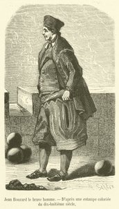 Jean Bouzard the Brave Man (engraving) by French School