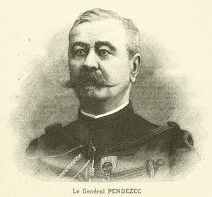 Jean Pendezec, French General (engraving) by French School