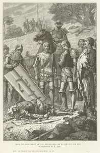 Jean de Montfort Discovering the Body of Charles of Blois after the Battle of Auray, 1364