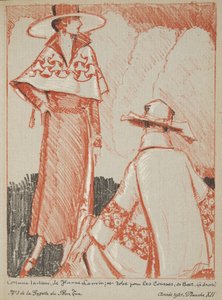 Jeanne Lanvin and etc from a Collection of Fashion Plates