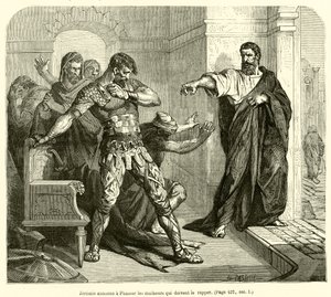 Jeremiah Announces to Pashur the Disasters That Must Befall Him by French School
