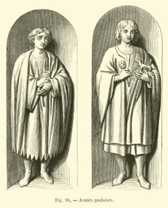Young Gaulish Women by French School