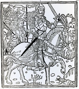 Joan of Arc, from La Mer des Histoires, 1491 by French School