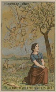 Joan of Arc Listening to Voices by French School