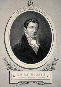 Johann Baptist Cramer engraved by Alfred Lemoine by French School