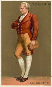 Johann Wolfgang von Goethe, German poet, novelist and playwright by French School