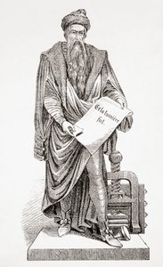 Johannes Gutenberg by French School
