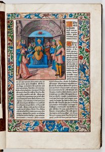 Josephus presents his book to the Emperor Vespasian by French School