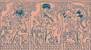 Joshua, King David and Judas Maccabaeus by French School