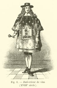 Wine crier, 18th century by French School