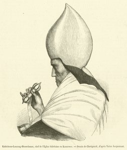 Kahtchenn-Lauzang-Monnelamne, Head of the Tibetan Church in Kannawer by French School
