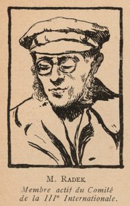 Karl Radek, Polish Marxist Revolutionary and Secretary of the Third Communist International (Comintern)