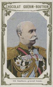 General Kaulbars by French School
