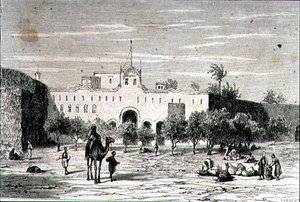 Khartoum, Sudan, in the 1860s, Engraved by Alfred Louis Sargent by French School