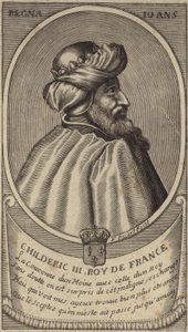 King Childeric III of the Franks by French School