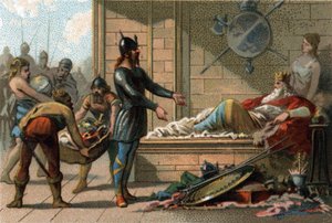 King Clovis III called The Lazy, king of France from 691 to 695