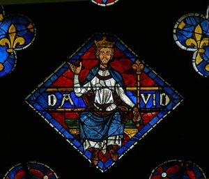 King David by French School