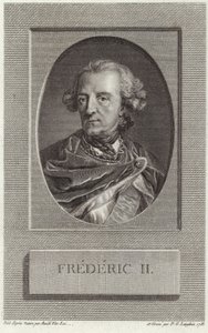 King Frederick II of Prussia by French School