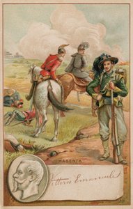 King Victor Emmanuel of Italy and the Battlefield of Magenta