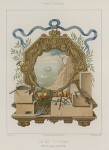 Kingfishers nest by French School
