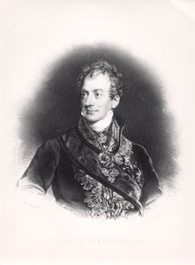Klemens Wenzel Nepomuk Lothar (1773-1859) Prince of Metternich-Winneburg, c.1815 by French School