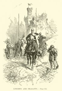 Knights and Peasants by French School
