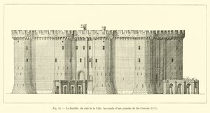 The Bastille, from the City Side, Facsimile of a Plate by Du Cerceau, 1575 by French School