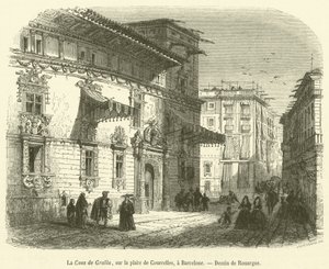 The House of Gralla, on Courcelles Square, in Barcelona by French School