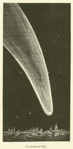 The Comet of 1811 (engraving) by French School