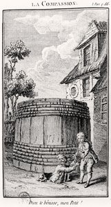 Compassion (engraving) by French School