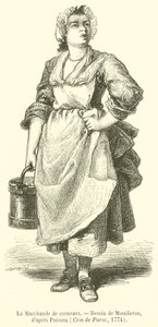The Walnut Seller by French School