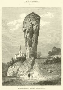 The Club of Hercules (engraving) by French School