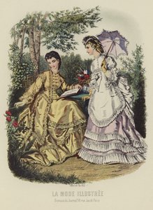 La Mode Illustree, two well-dressed women