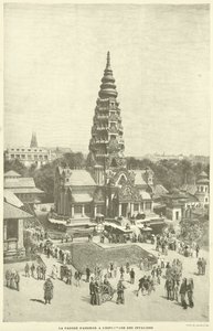The Pagoda of Angkor at the Esplanade des Invalides by French School