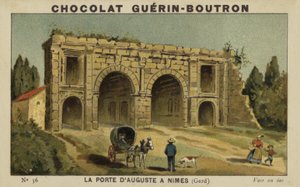 Augustus Gate of Nimes, Gard by French School