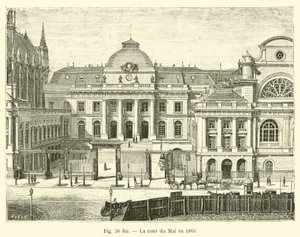 The Cour du Mai in 1860
