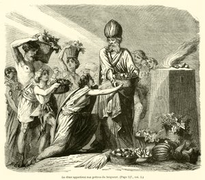 The Tithe Belongs to the Priests of the Lord by French School