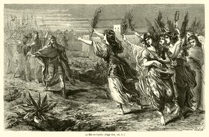 The Daughter of Jephthah by French School