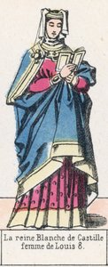 Queen Blanche of Castile, Wife of Louis VIII by French School