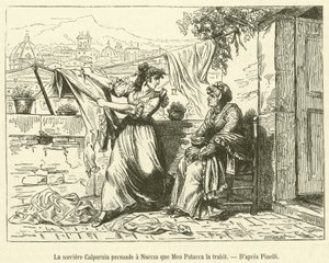 The Witch Calpurnia Persuades Nuccia that Meo Patacca Betrayed Her by French School