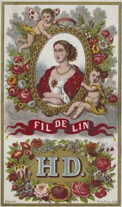 Label for linen thread