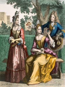 Ladies Formal Day Dresses, 1690